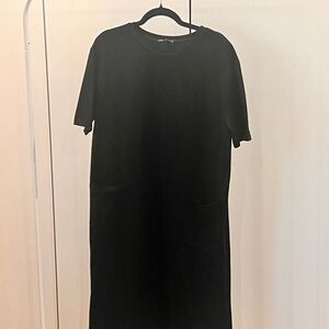 Zara Classic Black Midi Dress